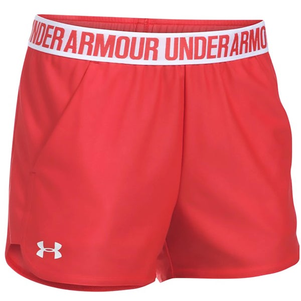 Under Armour Women's Play Shorts Up 2.0 Shorts - Pomegranate