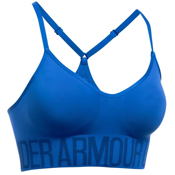 Under Armour Women's HeatGear Seamless Sports Bra - Royal
