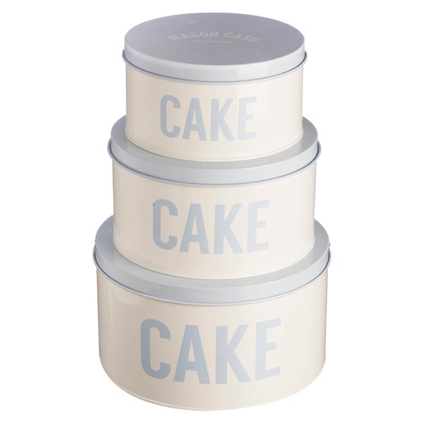 Mason Cash Bakewell Cake Tins - Cream (Set of 3)