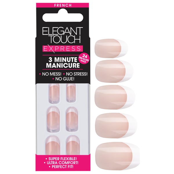 Elegant Touch Express Nails - French Oval Pink