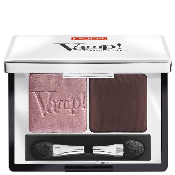 Dúo de sombras compactas Vamp! de PUPA - Pink Earth