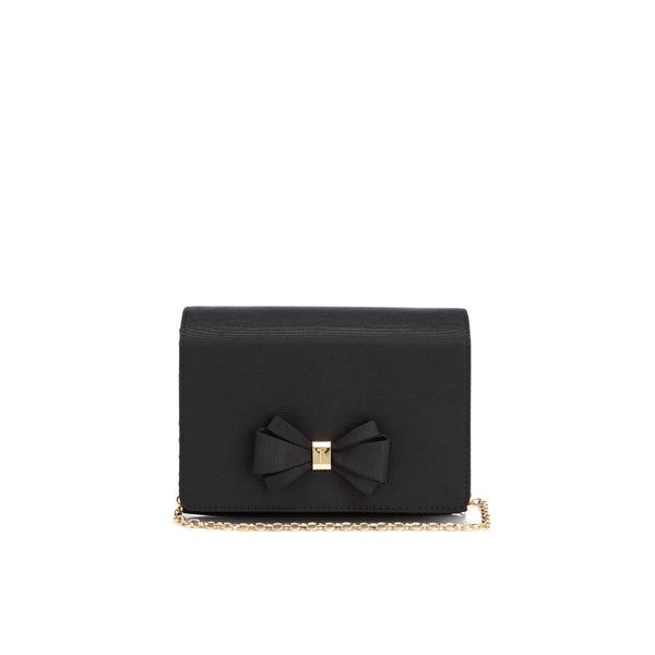 Ted Baker Women's Graciee Grosgrain Bow Clutch Bag - Black