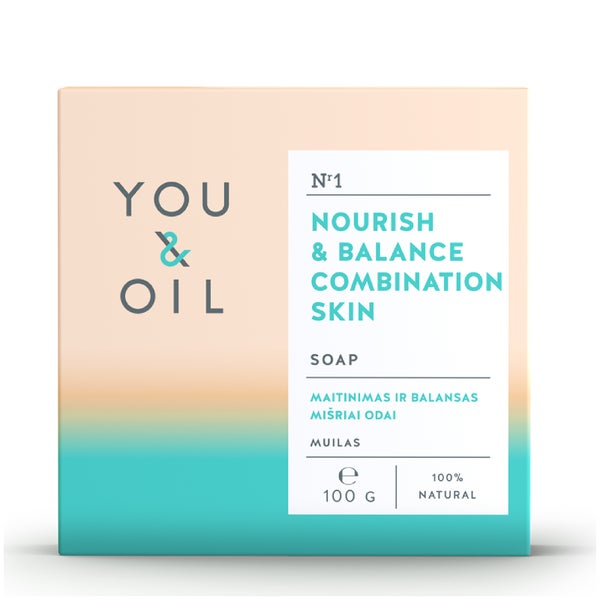 You & Oil Nourish & Balance sapone per pelli miste 100 g
