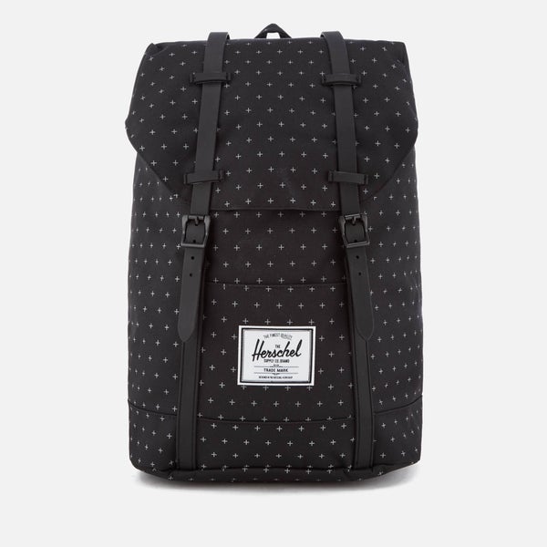 Herschel Supply Co. Retreat Classic Backpack - Black Gridlock/Black Rubber