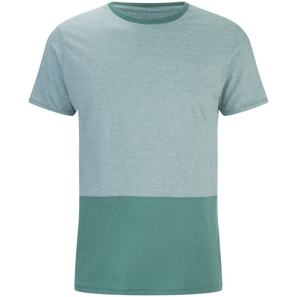 T-Shirt Homme Corning Panel Threadbare -Vert d'Eau