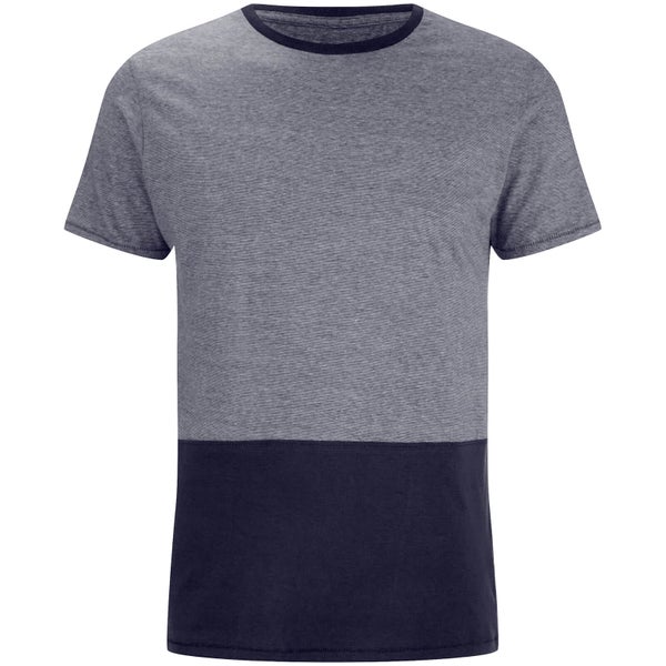 Threadbare Men's Corning Panel T-Shirt - Navy