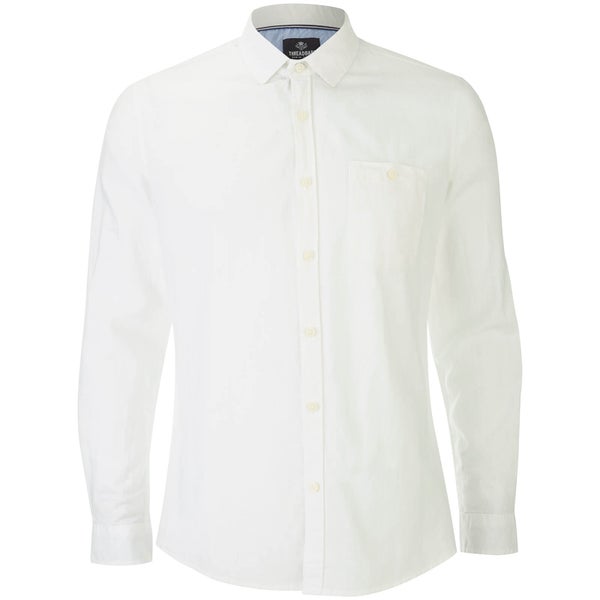 Threadbare Men's Butterbean Long Sleeve Shirt - White