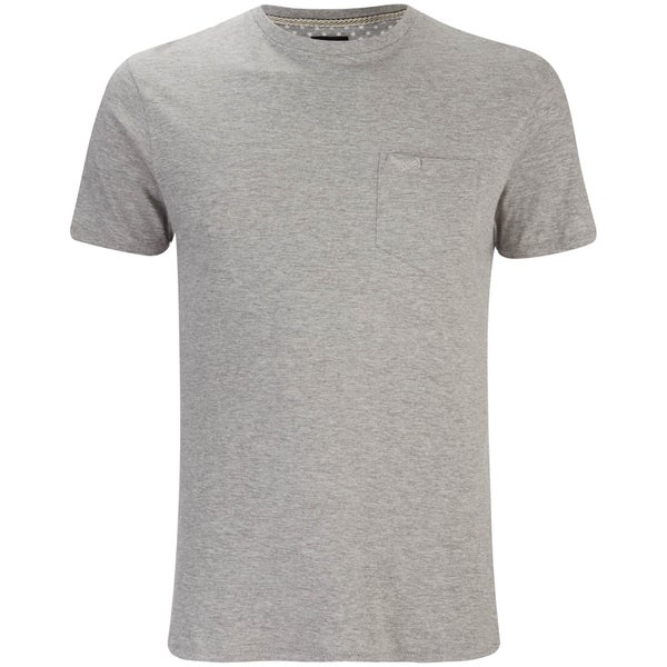 Threadbare Men's Jack Crew Neck Pocket T-Shirt - Grey Marl