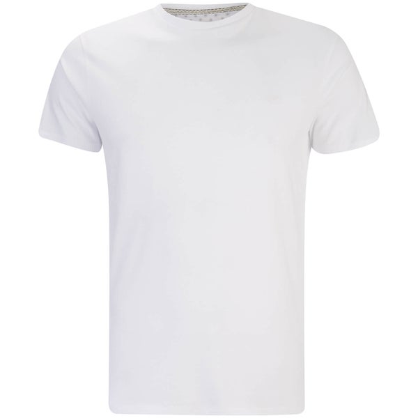 T-Shirt Homme William Col Rond Threadbare -Blanc