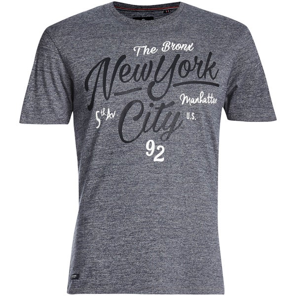 Threadbare Men's Brady New York T-Shirt - Denim