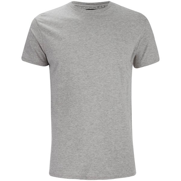 T-Shirt Homme William Col Rond Threadbare -Gris Chiné