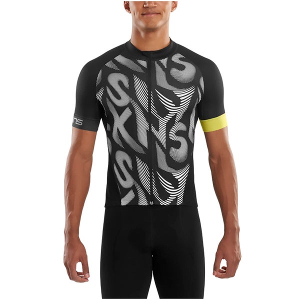 Skins Cycle Men's Classic Short Sleeve Jersey - Leviathan/Black