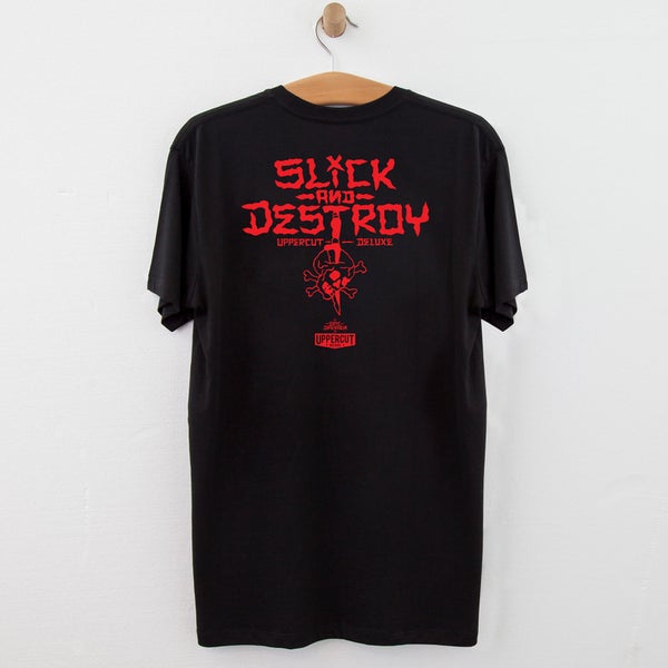 Uppercut Slick and Destroy T 恤 - 黑／灰