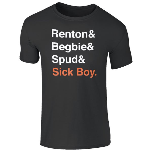 Men's Renton Begbie Spud Sickboy T-Shirt - Black