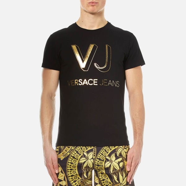Versace Jeans Men's Vj Logo T-Shirt - Nero