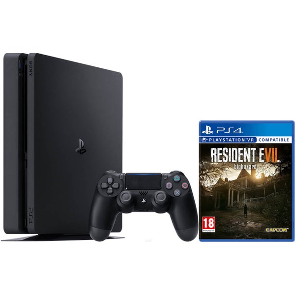 Sony Playstation 4 Slim 500GB Console with Resident Evil 7