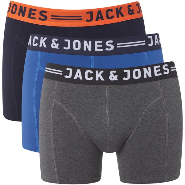 Jack & Jones Colour Mix 3-pack Boxers - Blauw/Grijs