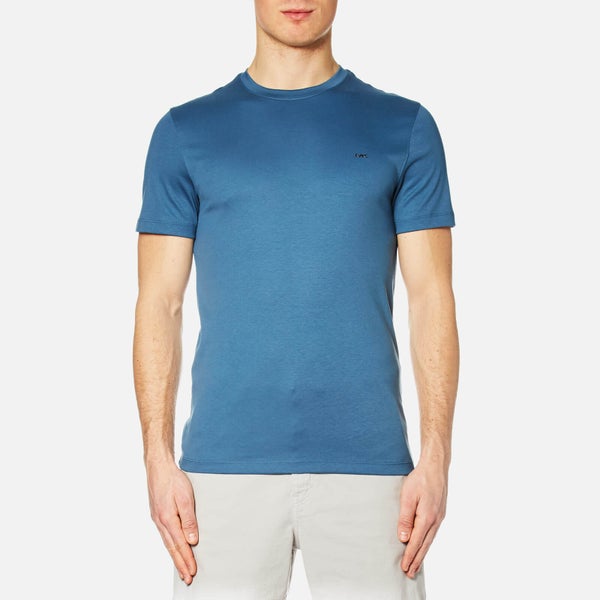 Michael Kors Men's Sleek Mk Crew Neck T-Shirt - Shadow Blue