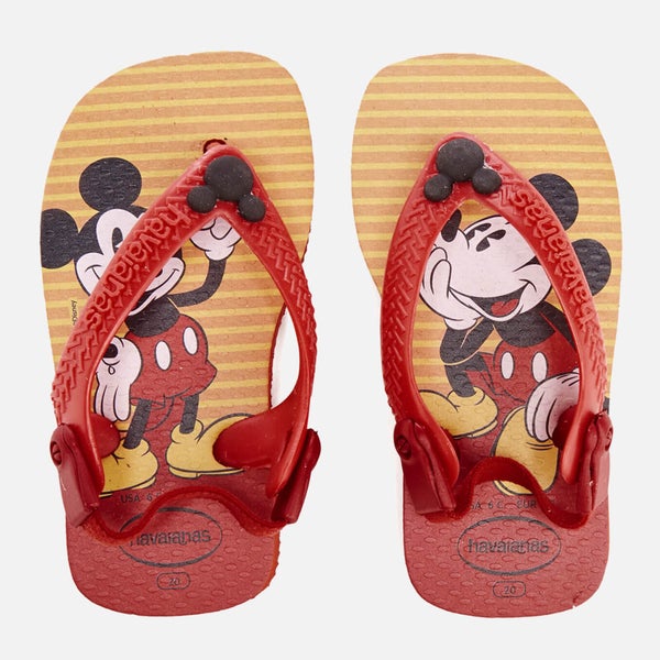 Havaianas Toddlers' Disney Classics Flip Flops - Red/Black