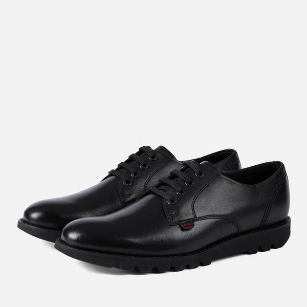 Chaussures en Cuir à Lacets Homme Kibson Kickers - Noir