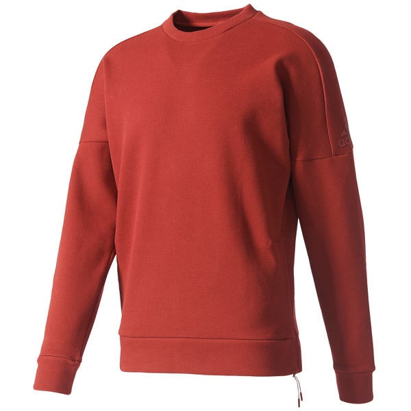 adidas Men's ZNE Crew Sweatshirt - Mystery Red