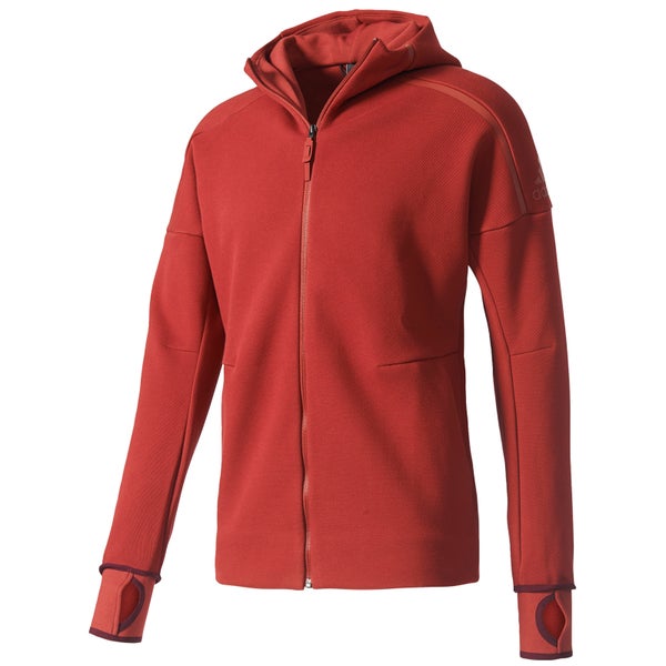 adidas Men's ZNE Hoody - Mystery Red