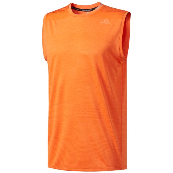 adidas Men's Supernova Sleeveless Running T-Shirt - Energy Orange