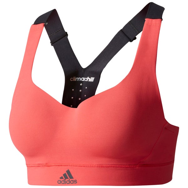 adidas Women's Climachill High Support Sports Bra - Core Pink