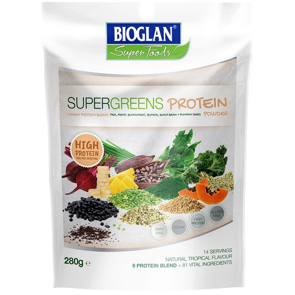 Bioglan Supergreens Protein -280g