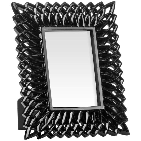 Swirl Photo Frame 4 x 6 - Black High Gloss