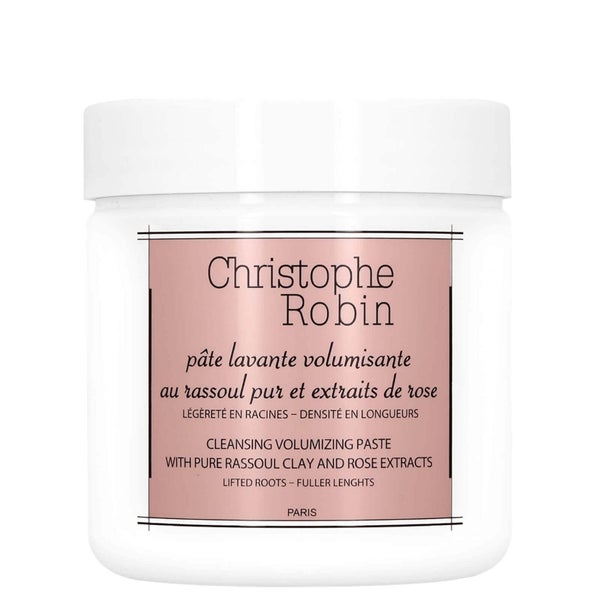 Christophe Robin Cleansing Volumizing Paste with Pure Rassoul Clay and Rose Extracts 250ml
