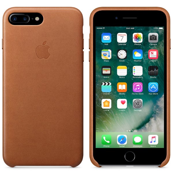 Apple iPhone 7 Plus Leather Case - Saddle Brown