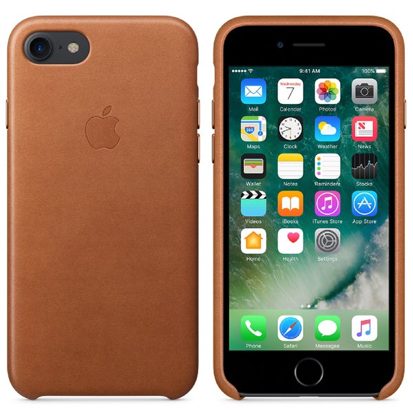 Apple iPhone 7 Leather Case - Saddle Brown