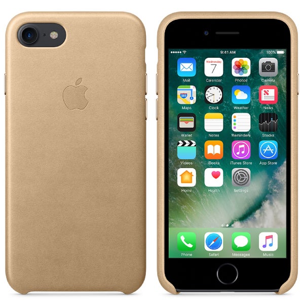 Apple iPhone 7 Leren Hoesje - Sahara-beige