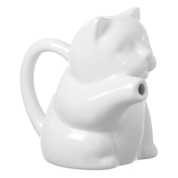 Parlane 'Meeow' Porcelain Milk Jug - White (12cm)