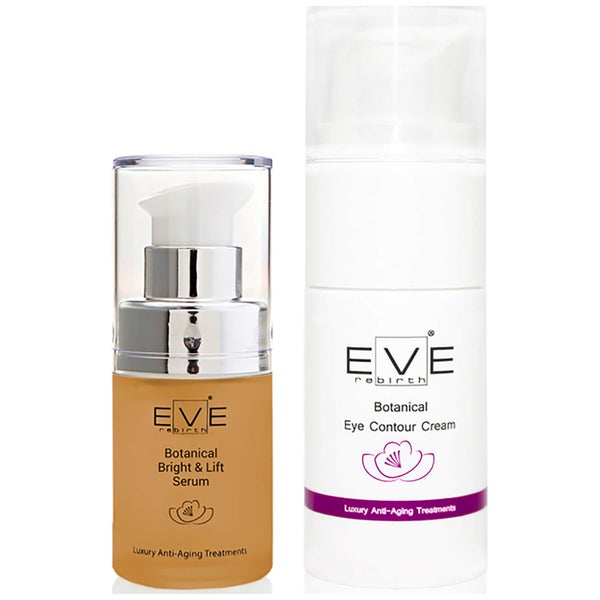 Антивозрастная сыворотка Eve Rebirth Botanical Bright & Lift Serum и крем Eve Rebirth Botanical Eye Contour Cream