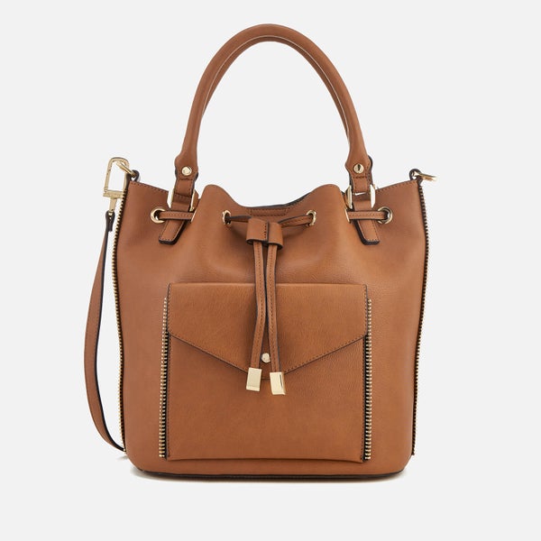 Dune Women's Damzele Drawstring Bucket Bag - Tan