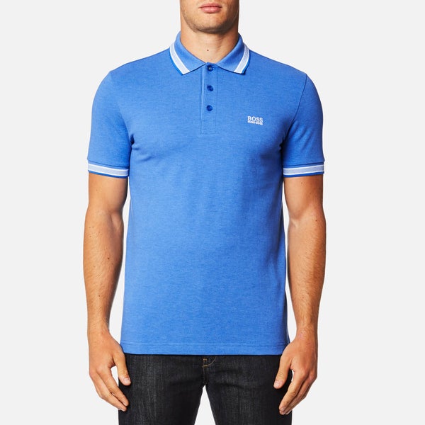 BOSS Green Men's Paddy Polo Shirt - Victoria Blue