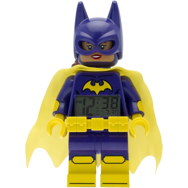 THE LEGO® BATMAN MOVIE Batgirl™ Minifiguren-Uhr mit Wecker