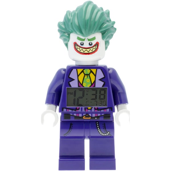 THE LEGO® BATMAN MOVIE Joker™ Minifiguren-Uhr mit Wecker
