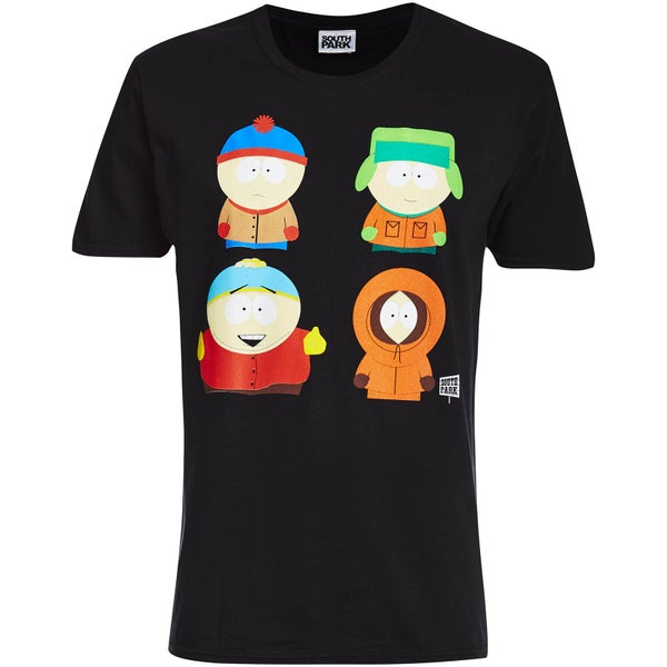 South Park Men's Character T-Shirt - Black