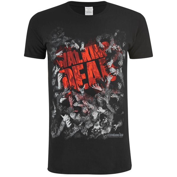 T-Shirt Homme Walking Dead Film Logo - Noir