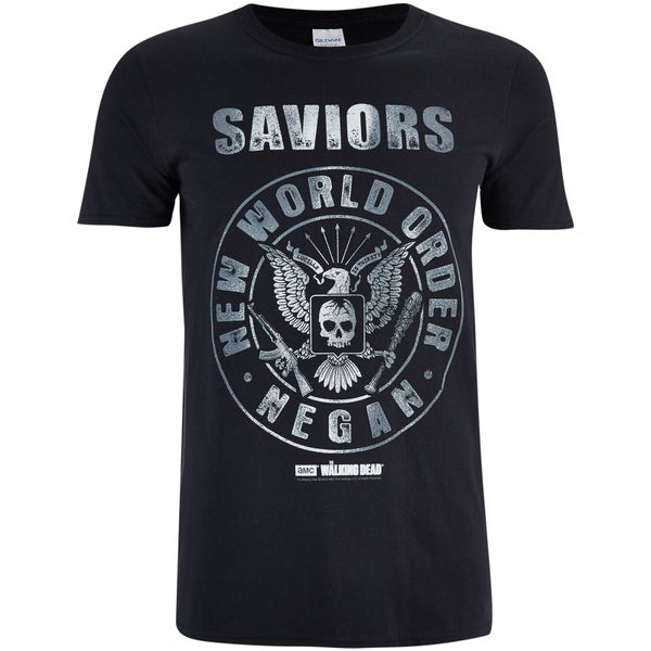 Walking Dead Men's Saviors T-Shirt - Black