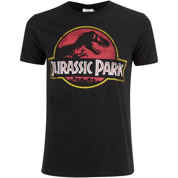 Camiseta Jurassic Park Logo Clásico - Hombre - Negro