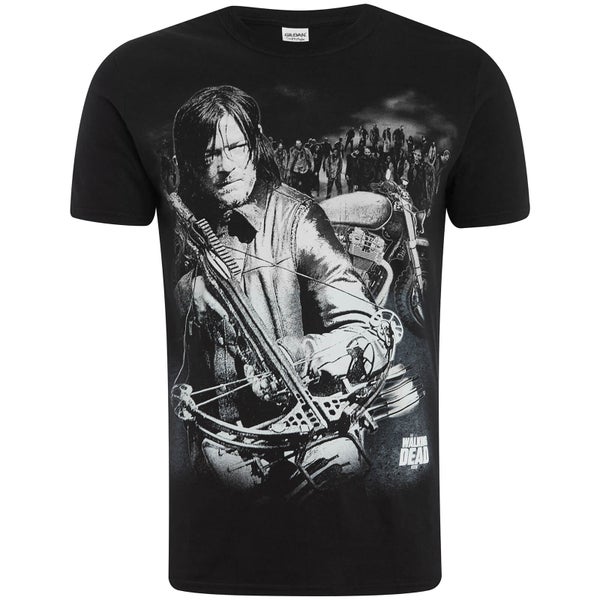 T-Shirt Homme Walking Dead Dixon Crossbow - Noir