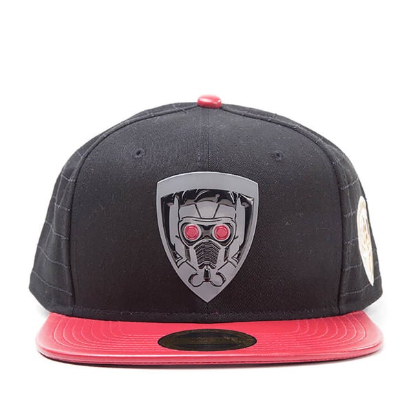 Marvel Guardians of the Galaxy Vol. 2 Star Lord Snapback Cap - Black/Red