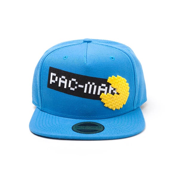 Pac-Man Pixel Snapback Cap - Blue