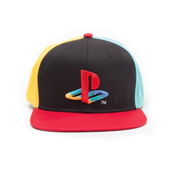 PlayStation Classic Snapback Cap with Original Logo Colors - Multi
