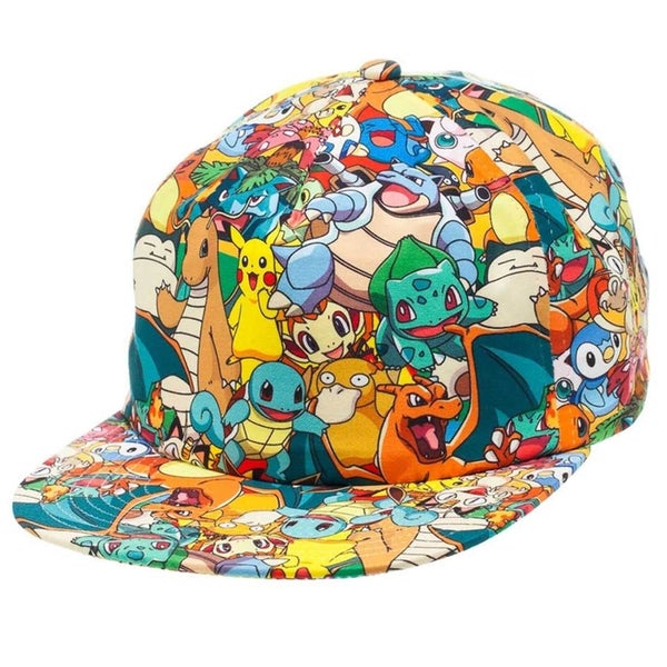 Pokémon Charmander and Friends Snapback Cap - Multi