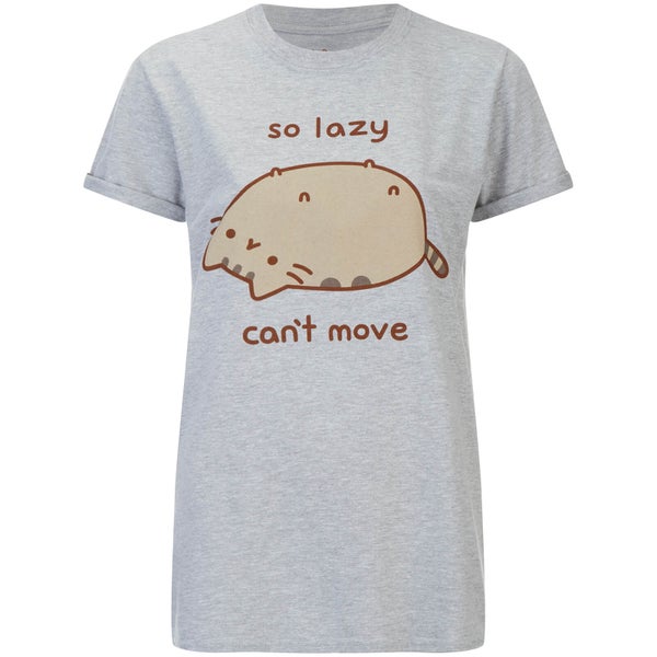 T-shirt Femme Pusheen So Lazy - Gris
